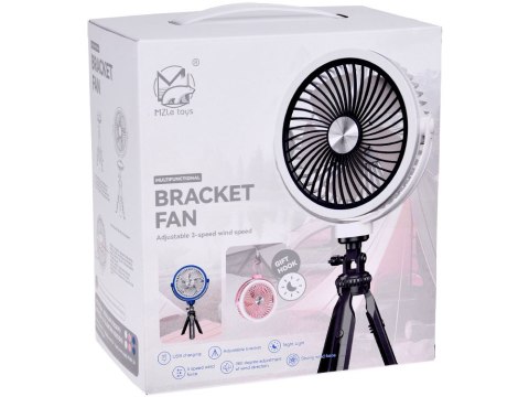 Cichy Wiatrak biurkowy Wentylator Bezprzewodowy USB 3 x nawiew ZA5609