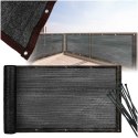 Osłona balkonowa LUARO mata maskująca siatka cieniująca na balkon taras 150g/m2 105x500cm UV Osłona balkonowa LUARO mata maskująca siatka cieniująca na balkon taras 150g/m2 105x500cm UV