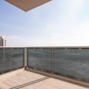 Osłona balkonowa LUARO mata maskująca siatka cieniująca na balkon taras 150g/m2 105x500cm UV Osłona balkonowa LUARO mata maskująca siatka cieniująca na balkon taras 150g/m2 105x500cm UV