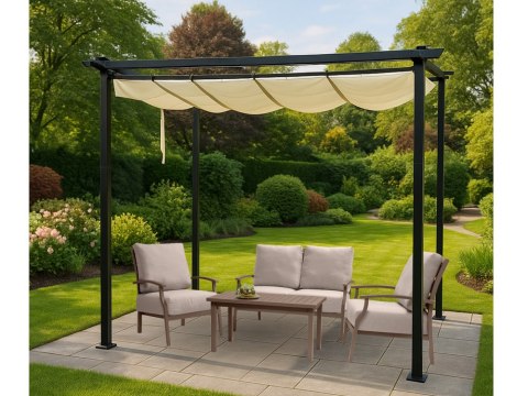 PERGOLA ogrodowa Para Sole ESTIVO 3x3x2,4m Wodoodporne zadaszenie SP0835