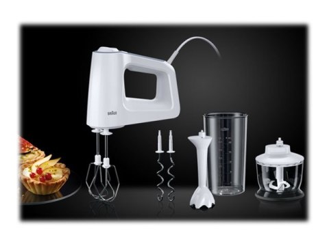 Braun | MultiMix 3 Hand Mixer | HM 3135 WH | Hand Mixer | 500 W | Number of speeds 5 | Turbo mode | White