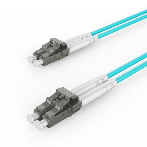 Cablexpert Multimode Duplex OM4 50/125 Fiber Optic Cable, 0.5 m | CFO-MDOM4-LC/LC-0.5M