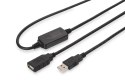 Digitus | Active USB 2.0 Repeater/Extension Cable | DA-73100-1 | USB 2.0 USB A (Male) | USB A (Female)