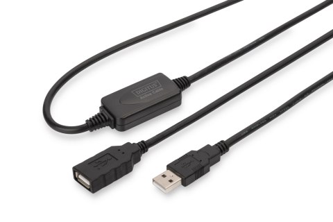 Digitus | Active USB 2.0 Repeater/Extension Cable | DA-73100-1 | USB 2.0 USB A (Male) | USB A (Female)