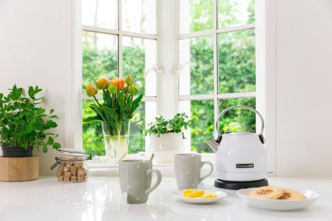 KitchenAid Kettle | 5KEK1222EWH | Electric | 1500 W | 1.25 L | Stainless steel | 360° rotational base | White