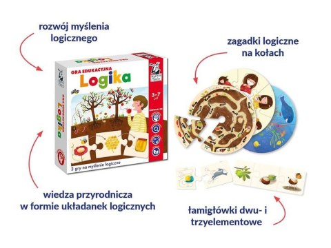 Kapitan Nauka Logika Gra edukacyjna GR0474 Kapitan Nauka Logika Gra edukacyjna GR0474