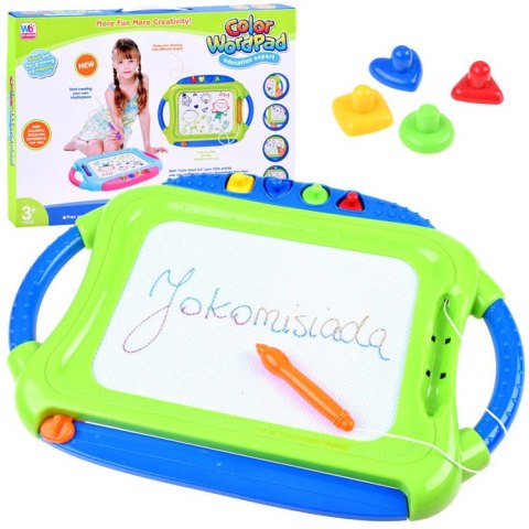Tablica kolorowy znikopis + pieczątki TA0089 Tablica kolorowy znikopis + pieczątki TA0089