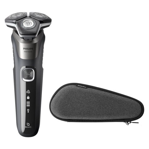 Philips | Shaver | S5887/30 | Operating time (max) 60 min | Wet & Dry | Lithium Ion | Charcoal Gray