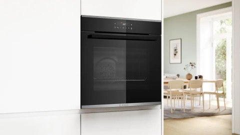 Bosch Oven | HBA272BB3 | 71 L | Electric | Pyrolysis/Hydrolytic | Touch control | Height 59.5 cm | Width 59.4 cm | Black Bosch Oven | HBA272BB3 | 71 L | Electric | Pyrolysis/Hydrolytic | Touch control | Height 59.5 cm | Width 59.4 cm | Black