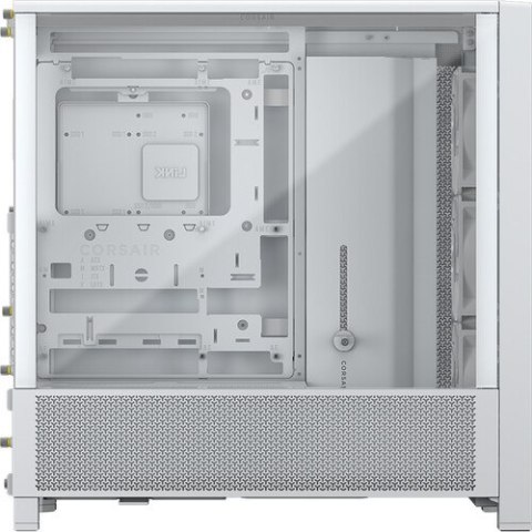 Corsair PC Case | Frame 4000D RS Modular | White | Mid-Tower | Power supply included No