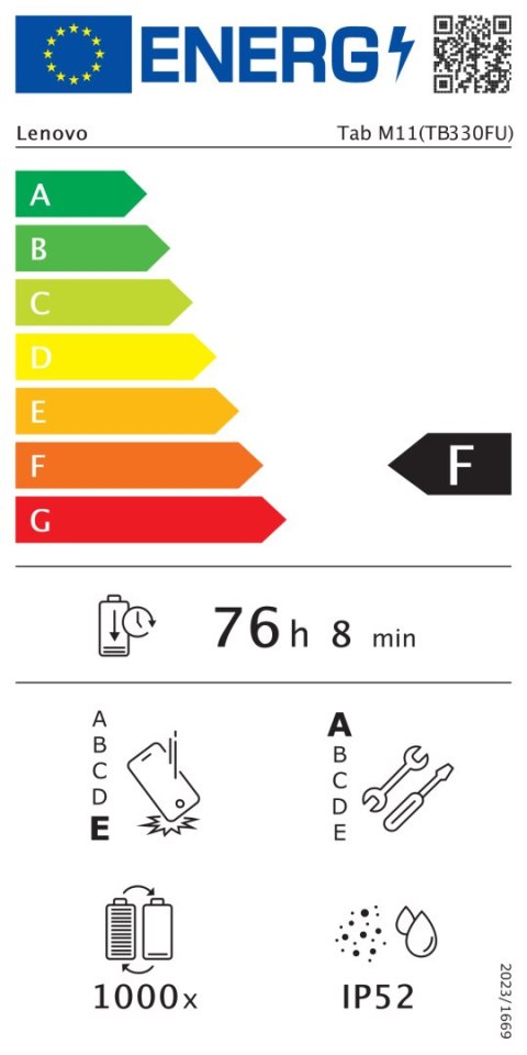 Lenovo Tab (without power adapter) | M11 11 | 11 " | Luna Grey | 1920 x 1200 pixels | MediaTek | Helio G88 | 8 GB | Soldered LPD Lenovo Tab (without power adapter) | M11 11 | 11 " | Luna Grey | 1920 x 1200 pixels | MediaTek | Helio G88 | 8 GB | Soldered LPD