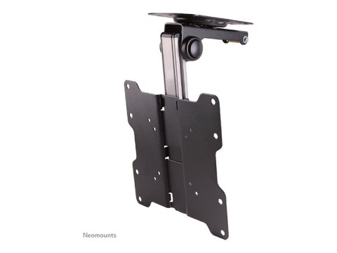 Neomounts FPMA-C020BLACK Monitor/TV mount ceiling 1 screen - 10-40" - max 20 kg - VESA 75x75-200x200 - h 26,5-40 cm - black