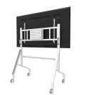 Neomounts MOVE Go XL FL50-575WH1 TV trolley - 65-110" - max 125 kg - manual h 129-139 cm - VESA 100x100-1100x600 - incl. hardwar Neomounts MOVE Go XL FL50-575WH1 TV trolley - 65-110" - max 125 kg - manual h 129-139 cm - VESA 100x100-1100x600 - incl. hardwar