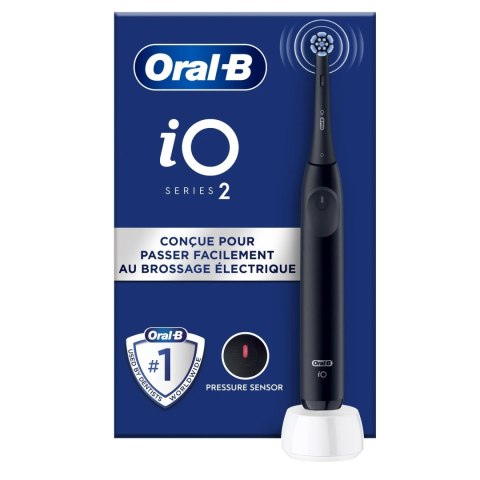Oral-B Electric Toothbrush with Pressure sensor | iO2 | Rechargeable | For adults | Number of brush heads included 1 | Number of