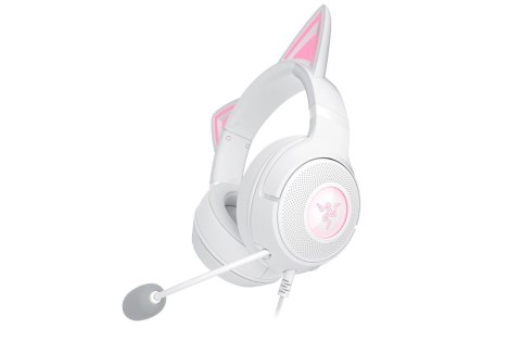 Razer Headset | Kraken Kitty V2 | Wired | Over-ear | Microphone | Noise canceling | White