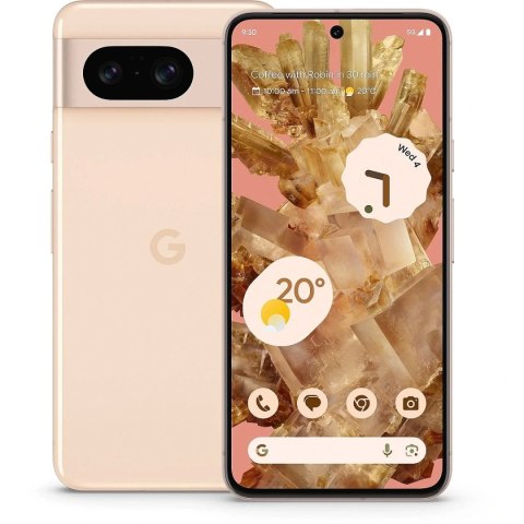 Google | Pixel | 8 | Różowy | 6.2 " | OLED | 1080 x 2400 pikseli | Google Tensor G3 (4 nm) | Wewnętrzna pamięć RAM 8 GB | 128 GB