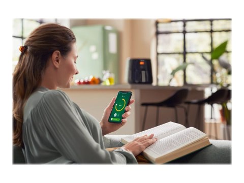 Philips | Essential HD9280/70 | Frytownica XL 6.2 L 2000 W z Technologią Rapid Air - Czarny