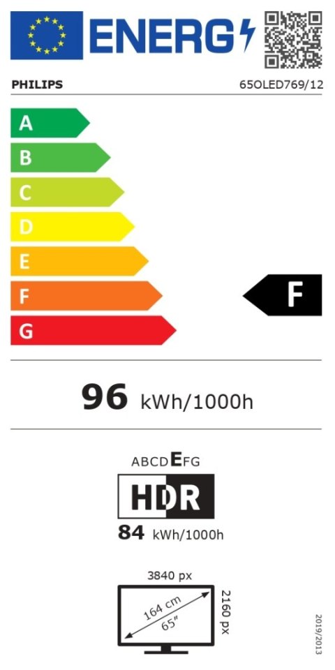 Philips 65OLED769/12 65" (165cm) OLED 4K Ambilight TV