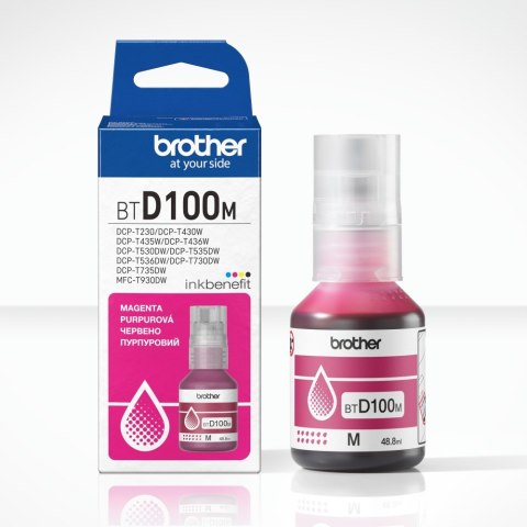 Brother BTD100M Genuine Magenta Ink Bottle