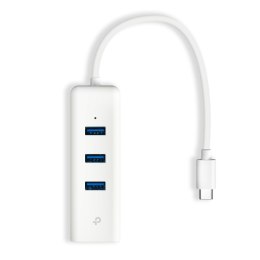 TP-LINK UE330C USB 3.0 Type-C to Gigabit Ethernet Network Adapter with 3-Port USB 3.0 Type-A Hub