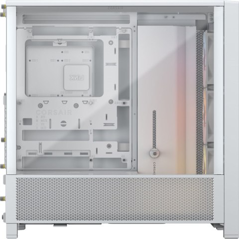 Corsair PC Case | Frame 4000D RS ARGB Modular | White | Mid-Tower | Power supply included No