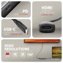 Adapter AXAGON RVC-HI8KPD USB-C -> HDMI 2.1, 8K/60Hz, 4K/144Hz, HDR10+, PD 100W | AXAGON