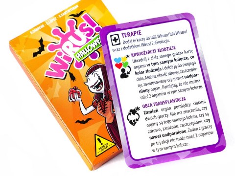 Muduko Gra karciana Wirus HALLOWEEN 15 kart - dodatek do gry GR0527