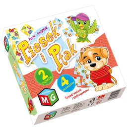 Multigra Układanka puzzle Piesek i Ptak 2w1 ZA4033