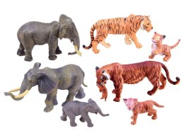 SERIA ZWIERZĘTA SAFARI Zestaw figurek tygrys + słoń KOLEKCJA ZA2987