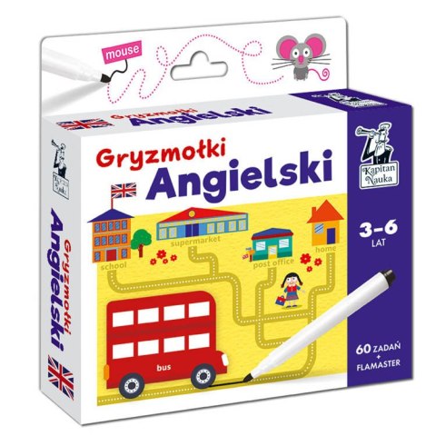 Kapitan nauka. Gryzmołki ANGIELSKI KS0658 Kapitan nauka. Gryzmołki ANGIELSKI KS0658