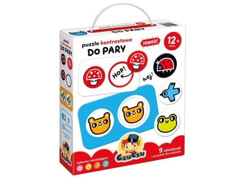 CzuCzu Puzzle Do Pary kontrastowe obrazki ZA4239 CzuCzu Puzzle Do Pary kontrastowe obrazki ZA4239