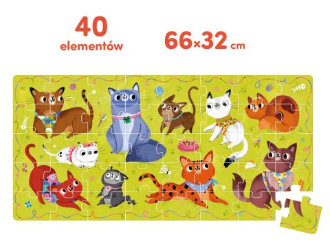 CzuCzu Puzzle Miau Kotki 40 el. ZA4598 CzuCzu Puzzle Miau Kotki 40 el. ZA4598