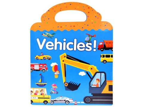 Album z naklejkami pojazdy droga naklejki ZA4762 Album z naklejkami pojazdy droga naklejki ZA4762