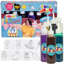Tuban zestaw kreatywny Tubi Jelly Lama 6 kolorów żelowe figurki 3d ZA4982
