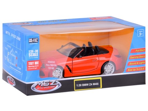 Model kolekcjonerski auto metalowe BMW Z4 M40i cabrio światła ZA5049 Model kolekcjonerski auto metalowe BMW Z4 M40i cabrio światła ZA5049
