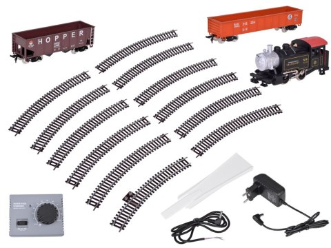 Kolejka elektryczna klasyczny parowóz z jednostką sterującą H0 1:87 RC0643 Kolejka elektryczna klasyczny parowóz z jednostką sterującą H0 1:87 RC0643