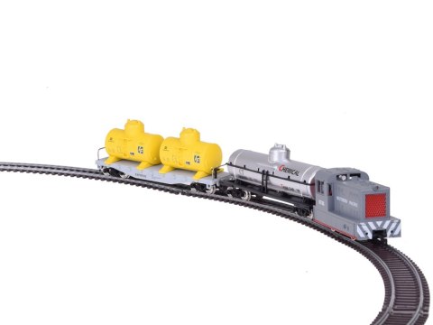 Kolejka elektryczna z jednostką sterującą pociąg towarowy cysterny RC0651 Kolejka elektryczna z jednostką sterującą pociąg towarowy cysterny RC0651