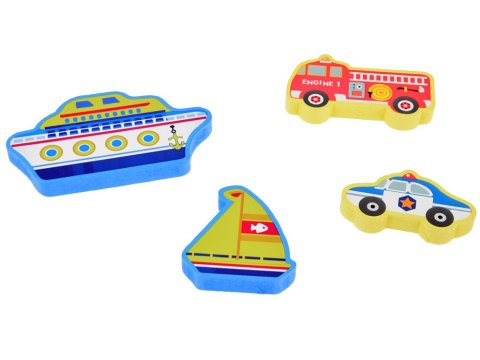 Drewniana układanka puzzle transport pojazdy 9ele dopasuj kształty ZA5257 Drewniana układanka puzzle transport pojazdy 9ele dopasuj kształty ZA5257