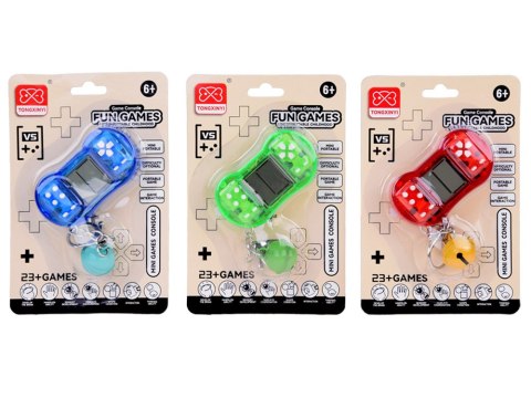 Mały Brelok Konsola z dzwoneczkiem - RETRO gry podróżne dla dzieci GR0688 Mały Brelok Konsola z dzwoneczkiem - RETRO gry podróżne dla dzieci GR0688