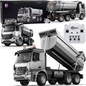 Mercedes Arocs METALOWA wywrotka sterowana EE ruchoma naczepa 1:20 RC0667