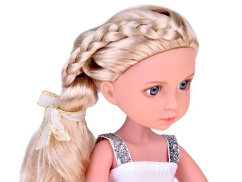 Elegancka Stylowa Lalka w Kapeluszu z Długimi Blond Włosami ZA5314 Elegancka Stylowa Lalka w Kapeluszu z Długimi Blond Włosami ZA5314