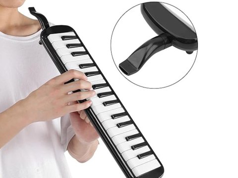 Instrument muzyczny Melodyka Harmonijka klawiszowa etui dwa ustniki IN0175 Instrument muzyczny Melodyka Harmonijka klawiszowa etui dwa ustniki IN0175