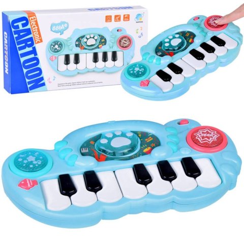 Interaktywne Organki Kolorowa Zabawka muzyczna dla dziecka IN0177 Interaktywne Organki Kolorowa Zabawka muzyczna dla dziecka IN0177