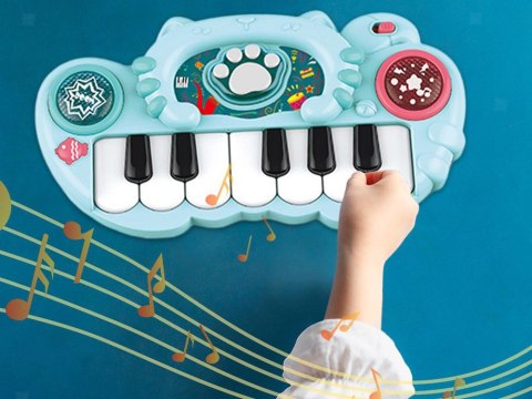 Interaktywne Organki Kolorowa Zabawka muzyczna dla dziecka IN0177 Interaktywne Organki Kolorowa Zabawka muzyczna dla dziecka IN0177
