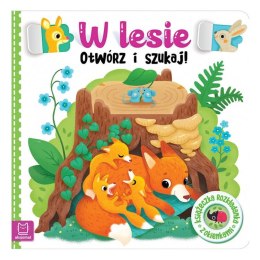 W lesie. Otwórz i szukaj! Książeczka z okienkami KS0989