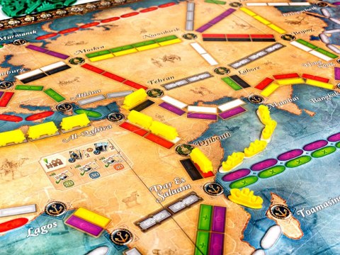 Rebel Gra Wsiąść do Pociągu Dookoła Świata - dwustronna plansza GR0750