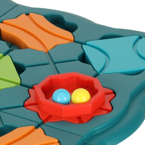 Gra logiczna planszowa labirynt tor przeszkód 28 el. Gra logiczna planszowa labirynt tor przeszkód 28 el.