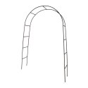 Pergola ogrodowa łuk uchwyt na róże kwiaty bluszcz pnącza metalowa 240 x 140 cm
