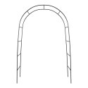 Pergola ogrodowa łuk uchwyt na róże kwiaty bluszcz pnącza metalowa 240 x 140 cm