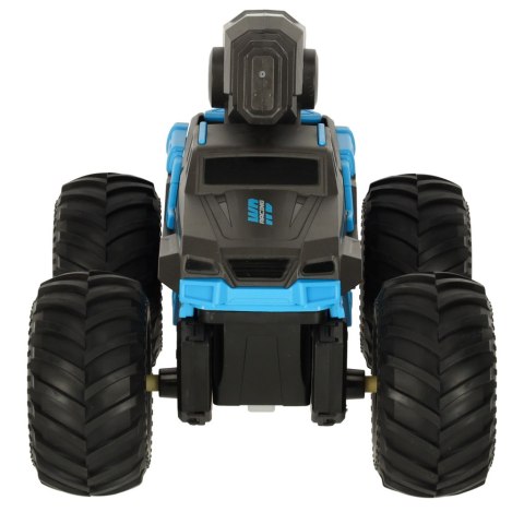 Samochód RC amfibia wodoodporny sterowany gestami ręką + 2 piloty niebieski